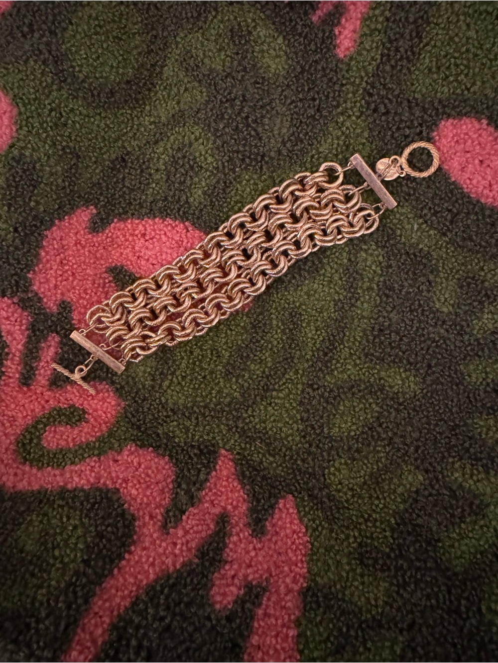 Susan Shaw Gold Rope-Link Multirow Bracelet - Picture 4 of 4